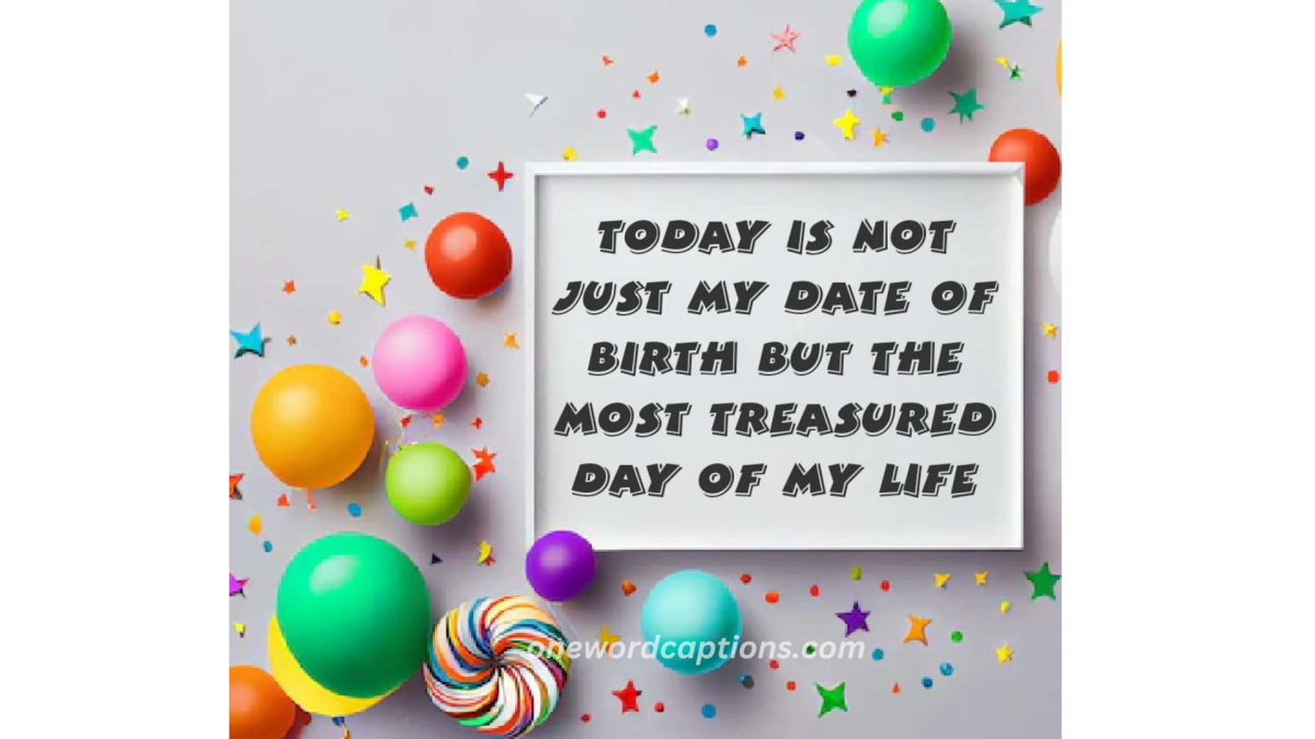 350+ Birthday Captions for Instagram, Facebook & TikTok - One Word Captions