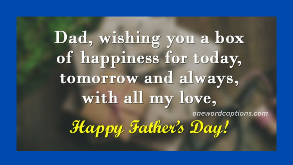 Fathers Day Captions