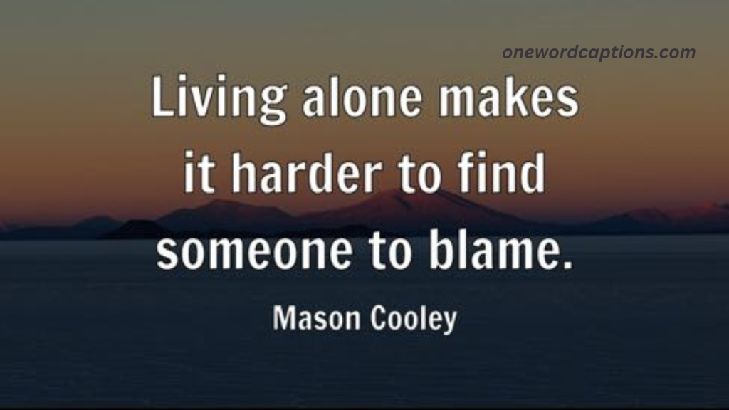 Alone Captions