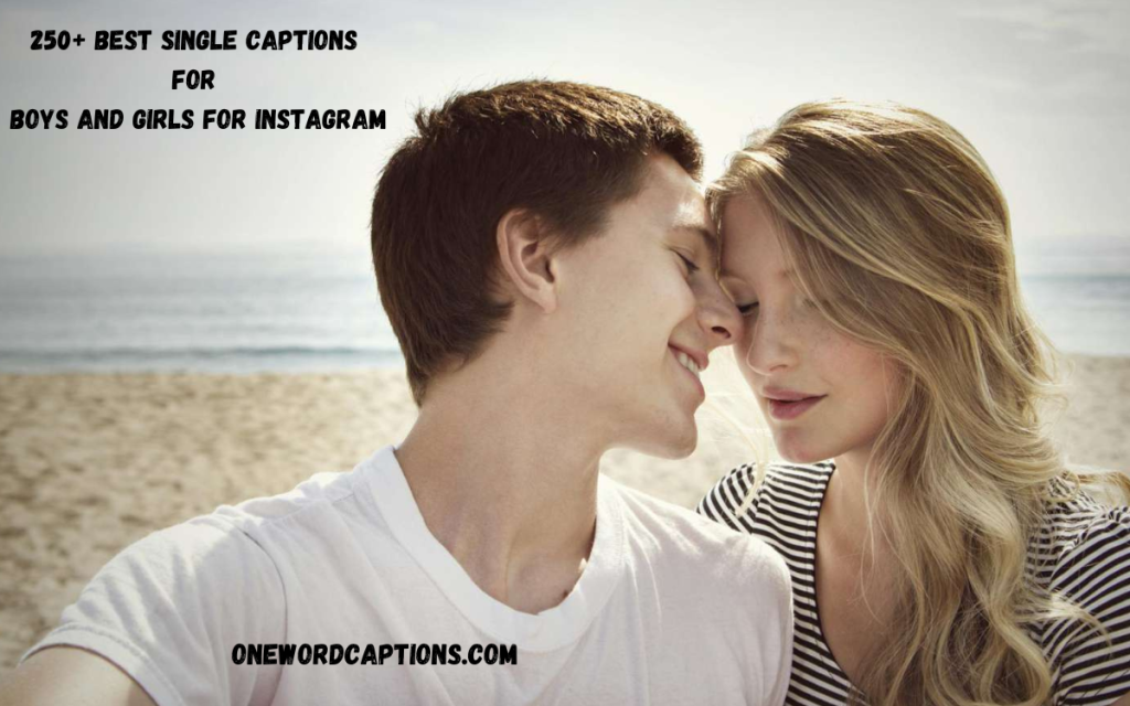 Single Captions for Boys and Girls